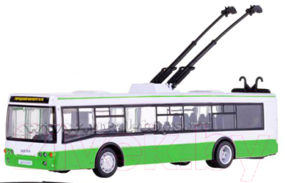 Троллейбус игрушечный Play Smart Троллейбус 9690-A