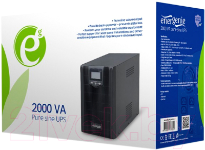 ИБП Gembird EG-UPS-PS2000-01 2000VALCD