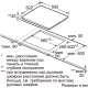 Миниатюра изображения товара Электрическая варочная панель Bosch PKE611D17E