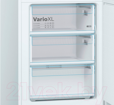 Холодильник с морозильником Bosch KGV36XW2OR