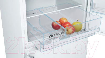 Холодильник с морозильником Bosch KGE39XW2OR