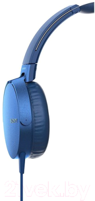 Наушники-гарнитура Sony MDR-XB550AP (синий)