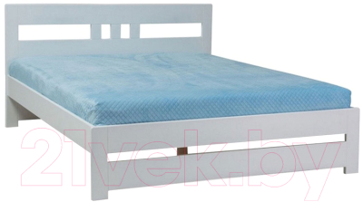 Односпальная кровать Signal Alma 90x200 (белый)