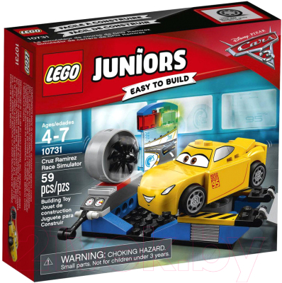 Конструктор Lego Juniors Гоночный тренажёр Крус Рамирес 10731