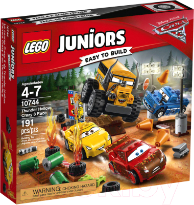 Конструктор Lego Juniors Гонка. Сумасшедшая восьмерка 10744