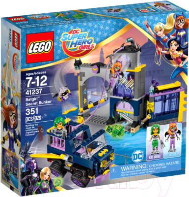 Конструктор Lego DC Super Hero Girls Секретный бункер Бэтгёрл 41237
