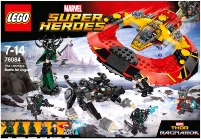 Конструктор Lego Super Heroes Решающая битва за Асгард 76084