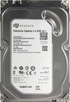 Жесткий диск Seagate Enterprise Capacity 3.5 v5.1 2TB (ST2000NM0008)