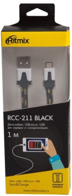 Кабель Ritmix RCC-211 (черный)