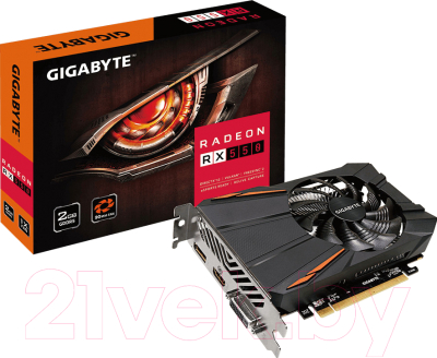 Видеокарта Gigabyte GV-RX550D5-2GD