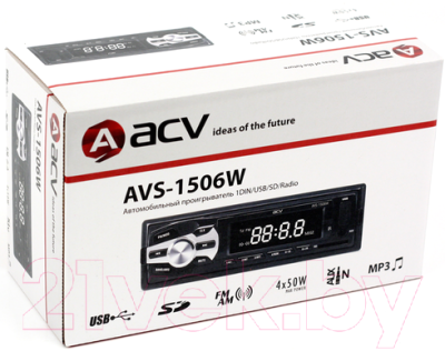 Бездисковая автомагнитола ACV AVS-1506W