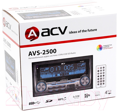 Бездисковая автомагнитола ACV AVS-2500