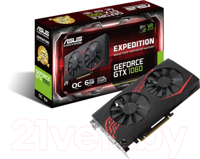 Видеокарта Asus EX-GTX1060-O6G