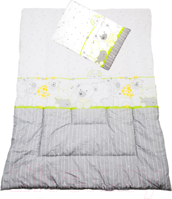 Комплект постельный для малышей Баю-Бай Дружба К20-Д3 (зеленый)