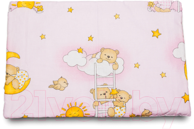 Комплект постельный для малышей Баю-Бай Нежность / К20-Н1 (розовый)