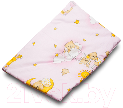 Комплект постельный для малышей Баю-Бай Нежность / К20-Н1 (розовый)