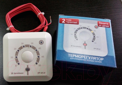Терморегулятор для теплого пола ЭргоЛайт ТР-01.3 П