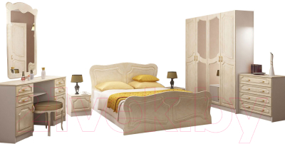 Комплект мебели для спальни Нарус Натали-4 (перламутр)