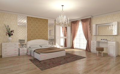 Комплект мебели для спальни Нарус Венеция-1 (жемчуг)