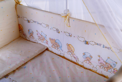 Комплект постельный для малышей Баю-Бай Мечта / К30-М2 (бежевый)