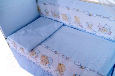 Комплект постельный для малышей Баю-Бай Мечта / К30-М4 (голубой)
