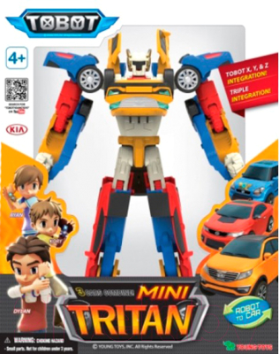 Робот-трансформер Tobot Mini Tritan 301056