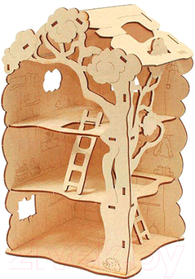 Кукольный домик Woody Дом-дерево для Лешиков / 00730