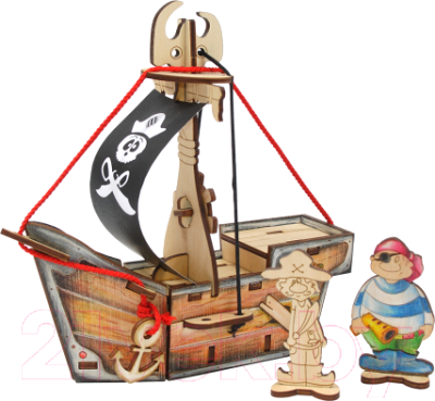 Корабль игрушечный Woody Пиратский корабль. Карамба / 00761