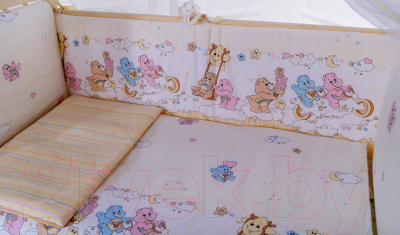 Комплект постельный для малышей Баю-Бай Забава / К30-З2 (бежевый)