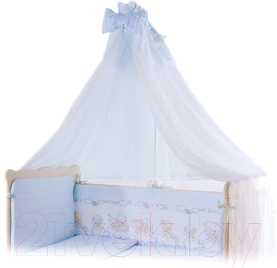 Комплект постельный для малышей Баю-Бай Мечта / К70-М4 (голубой)