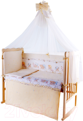 Комплект постельный для малышей Баю-Бай Мечта / К90-М2 (бежевый)
