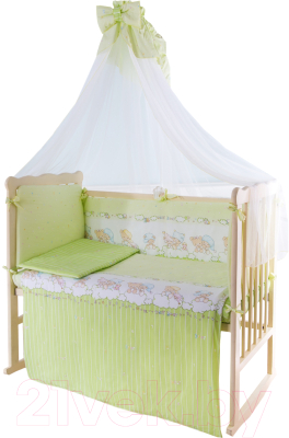 Комплект постельный для малышей Баю-Бай Мечта / К120-М3 (зеленый)