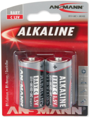 Комплект батареек Ansmann Alkaline Red 1513-0000 (2шт)