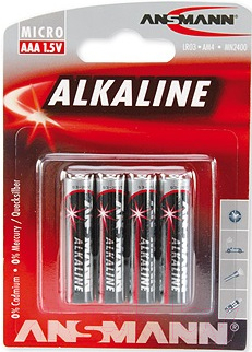 Комплект батареек Ansmann Alkaline Red 1.5V 5015553 (4шт)