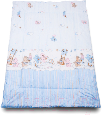 Одеяло для малышей Баю-Бай Забава / ОД01-З4 (голубой)