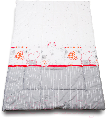 Одеяло для малышей Баю-Бай Дружба / ОД01-Д1 (красный)