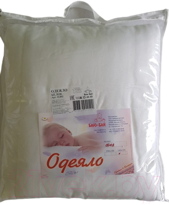 Одеяло для малышей Баю-Бай ОД02 (белый)