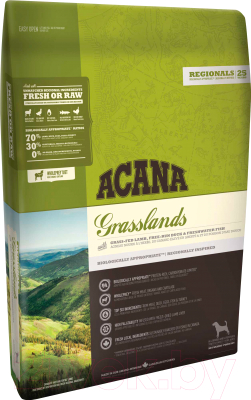 Сухой корм для собак Acana Heritage Grasslands (11.4кг)