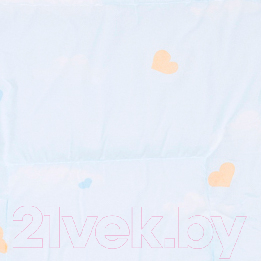 Подушка для малышей Баю-Бай Улыбка ПШ10-У4 (голубой) - вариации рисунка подушки