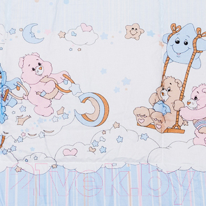 Подушка для малышей Баю-Бай Забава ПШ10-З4 (голубой) - вариации рисунка подушки