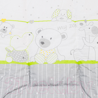 Подушка для малышей Баю-Бай Дружба ПШ10-Д3 (зеленый) - вариации рисунка подушки