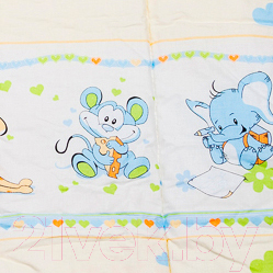 Подушка для малышей Баю-Бай Улыбка ПШ11-У2 (бежевый) - вариации рисунка подушки