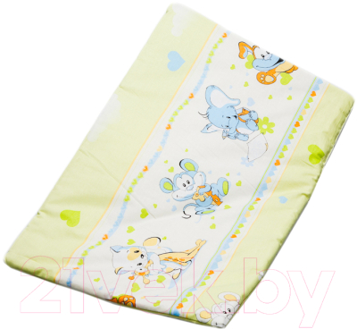 Подушка для малышей Баю-Бай Улыбка ПШ11-У3 (зеленый)