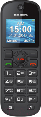 Мобильный телефон Texet TM-B320 (черный)