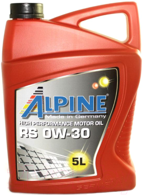 Моторное масло ALPINE RS 0W30 / 0100242 (5л)