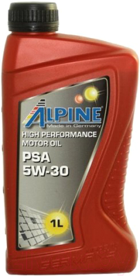 Моторное масло ALPINE PSA 5W30 / 0101381 (1л)