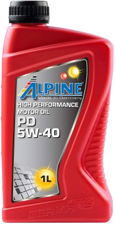 Моторное масло ALPINE PD Pumpe-Duse 5W40 / 0100161 (1л)