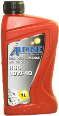 Моторное масло ALPINE RSD 10W40 / 0100121 (1л)