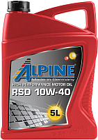 Моторное масло ALPINE RSD 10W40 / 0100122 (5л) - 