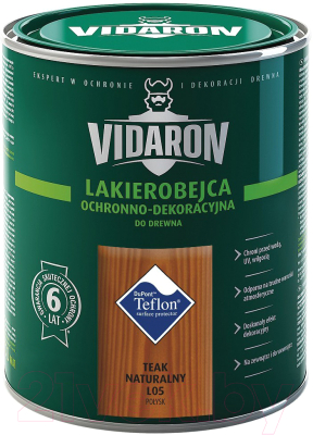 Защитно-декоративный состав Vidaron L05 Натуральный Тик (400мл)